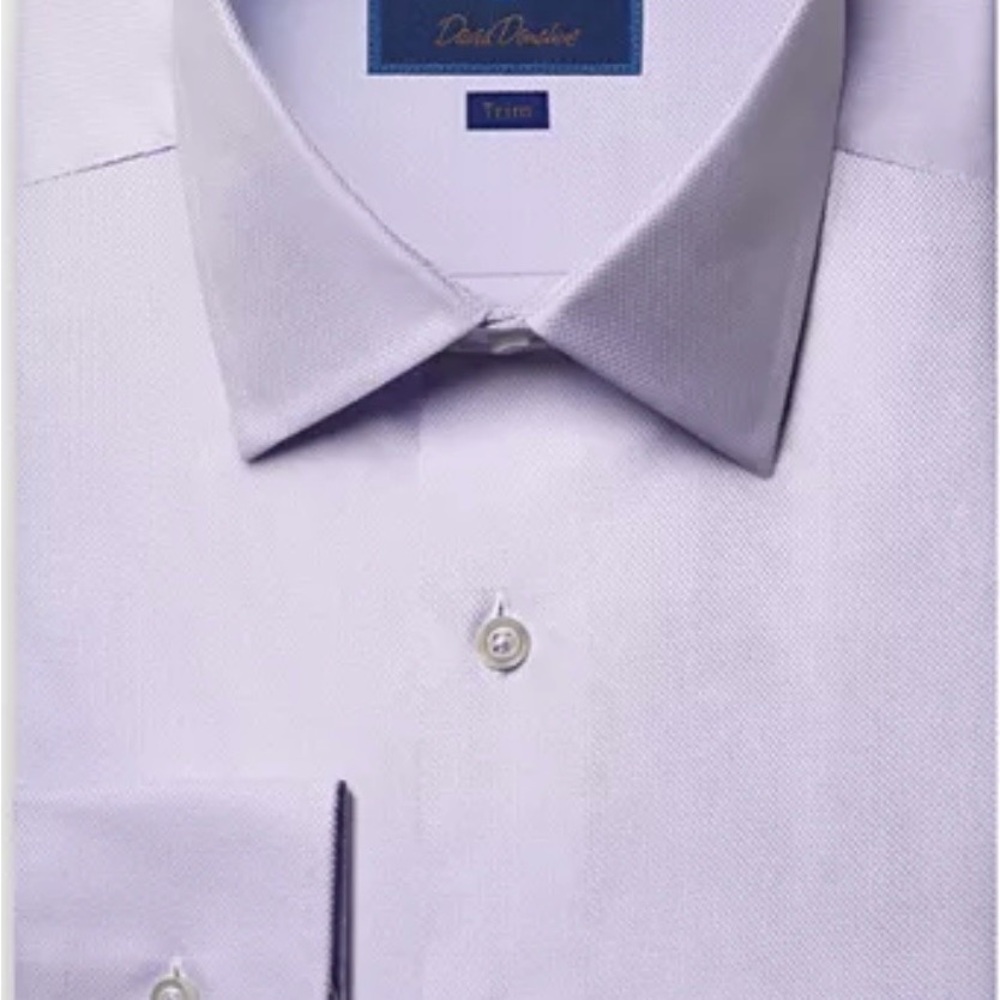 David Donahue Lavender Dress Shirt (trim fit)